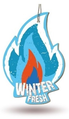 Ароматизатор AVS AFP-008 Fire Fresh аром. Winter Fresh/Зимняя свежесть, бумажные 5 шт