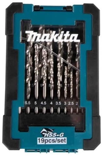 Makita спиральное D-78352 9.5 мм, 19 шт.
