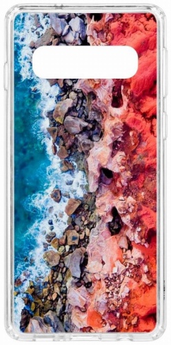 Чехол КRUЧЕ для Samsung Galaxy S10 голубой