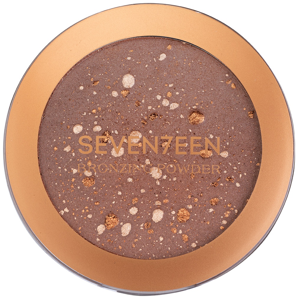 Пудра Seventeen BRONZING POWDER КОМПАКТНАЯ ПУДРА ДЛЯ ЛИЦА C БРОНЗИРУЮЩИМ ЭФФЕКТОМ сухая №04 темный загар темно-бежевый