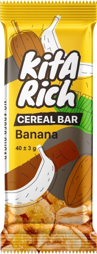 Kita Rich батончик злаковый банан 1 шт