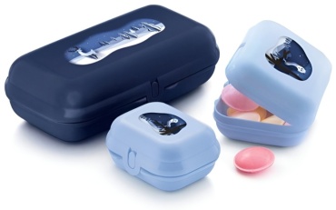 Tupperware набор ланч-боксов РП 072 3 шт, пластик