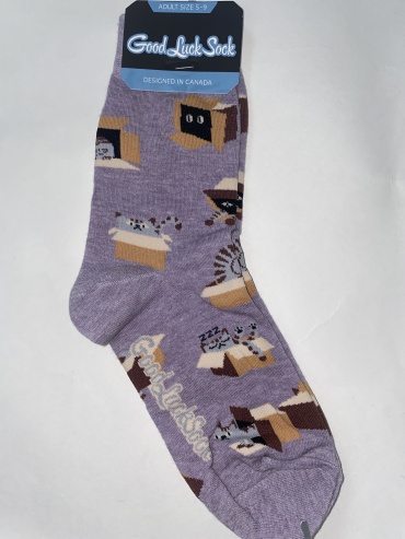 Носки Good Luck Sock 1 пара мультиколор, сиреневый 36-41