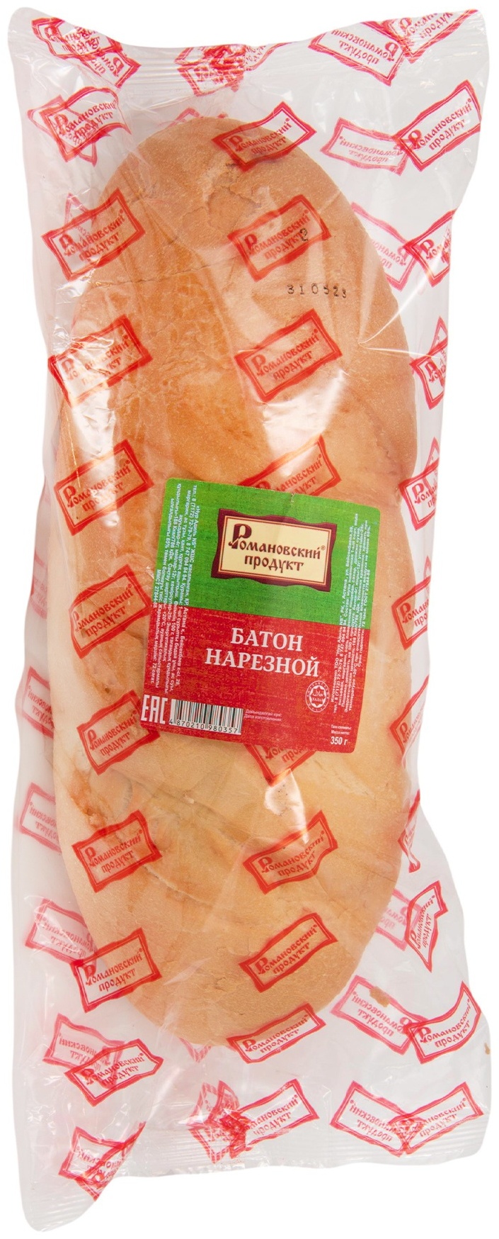 Романовский продукт батон нарезной 350 г