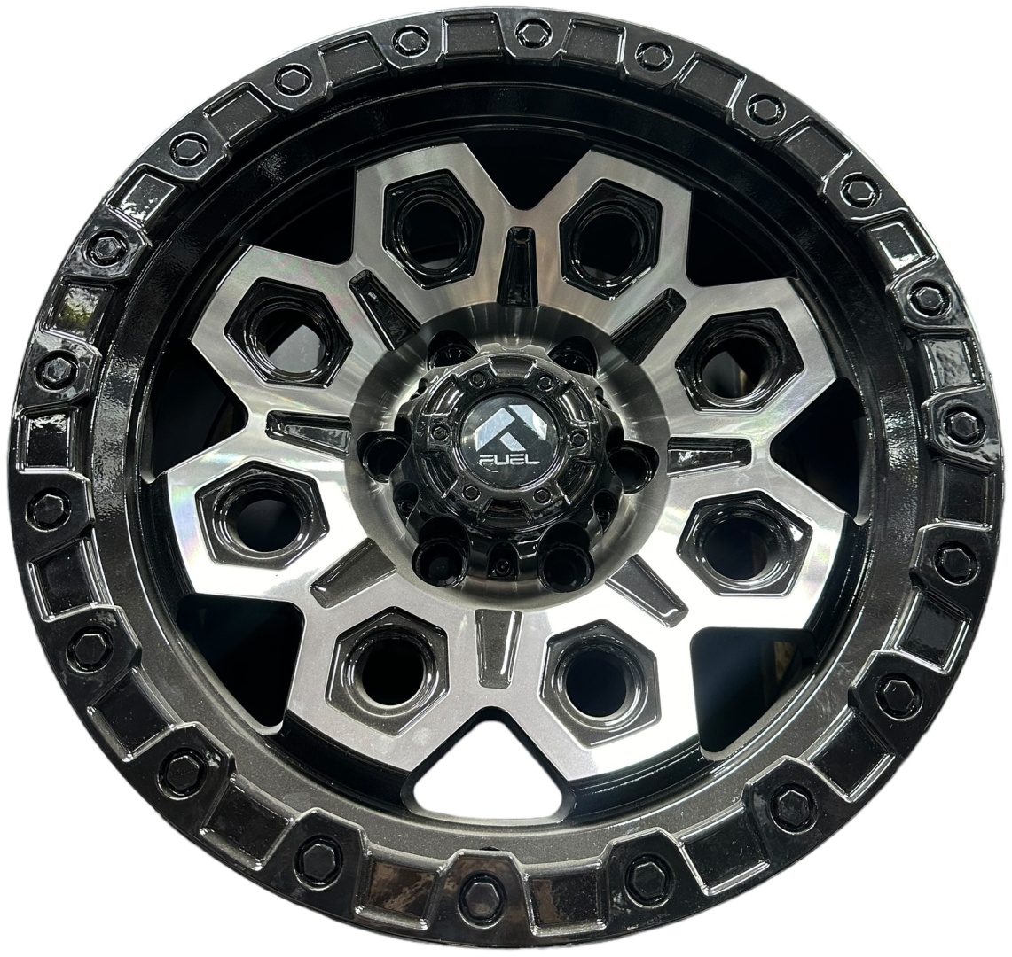 RNO QC1952 9x17/6x139.7 D110.1 ET0 4 диска черный, серебристый