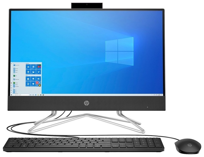 Купить Моноблок HP All-in-One 22-dd0005ci 804H6EA черный в Алматы ...