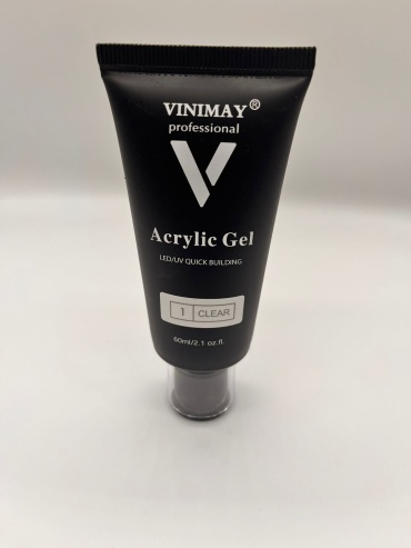 Vinimay базовое покрытие Acylic gel 01 clear камуфлирующее 60 мл
