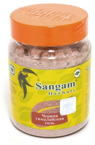 Sangam Herbals поваренная соль каменная помол мелкий 120 г