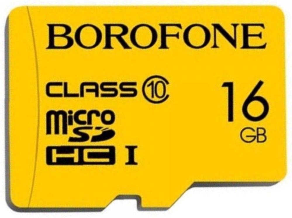 Карта памяти Borofone Flash Micro SD 16GB