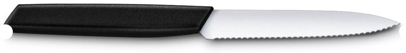 Нож для овощей и фруктов Victorinox SWISS MODERN PARING SERRATED 6.9003.10W, лезвие: нержавеющая сталь 1 шт