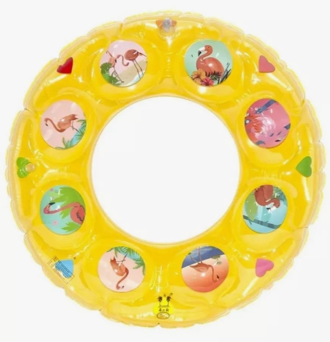 Круг для детей San Li Toys кол-во мест: 1, желтый