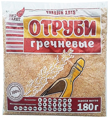 Чуваши хлеб гречневые отруби 180 г