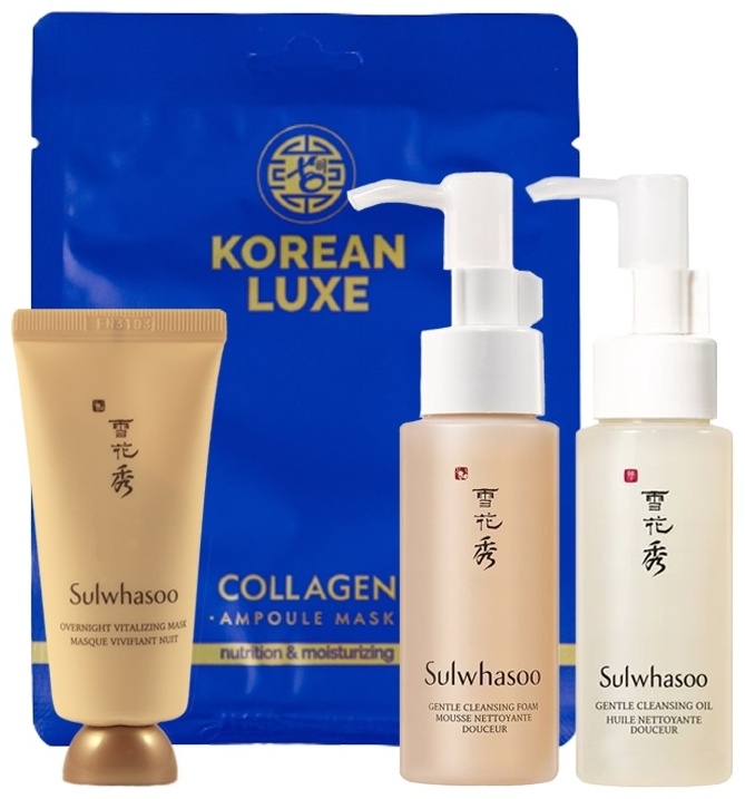 Sulwhasoo Foam, Mask, KoreanLuxe набор по уходу за лицом для женщин