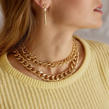 Fashion Jewelry длина 45 см бижутерный сплав, без вставок