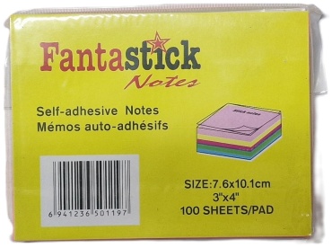 Стикеры для заметок FantaStick стикер 3*4, бумага, 100 шт