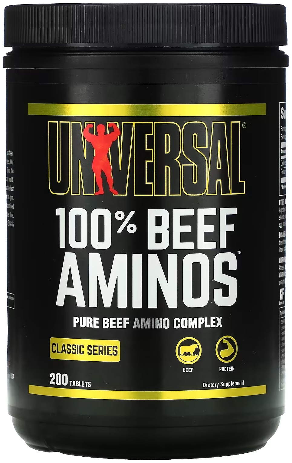 Купить Universal Nutrition 100% Universal Beef Aminos 200 капсул в ...
