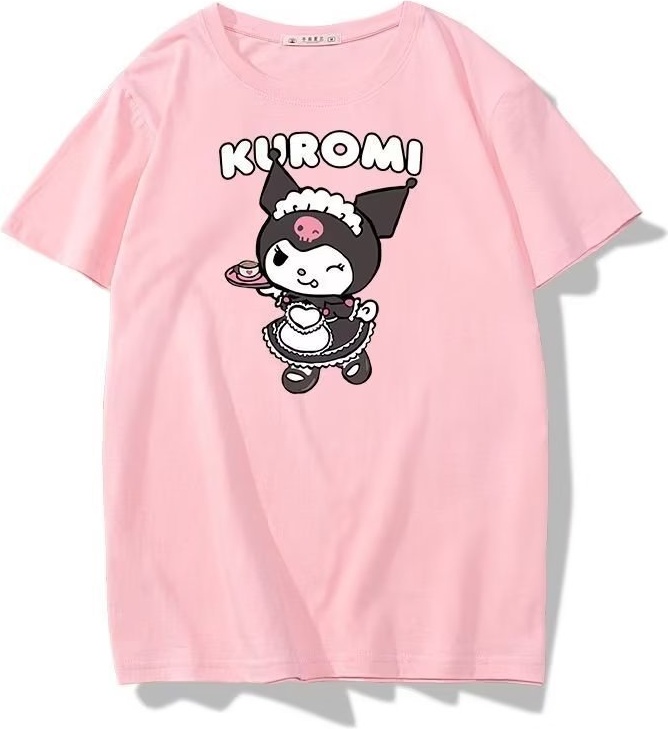 Футболка Kuromi розовый