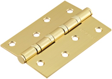 Петля врезная MORELLI 100х70мм MORELLI MS 100702.5-4BB MSG, цвет - матовое сатинированное золото универсальная