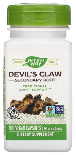 Nature's Way БАД Devil's Claw Secondary Root 100 капсул