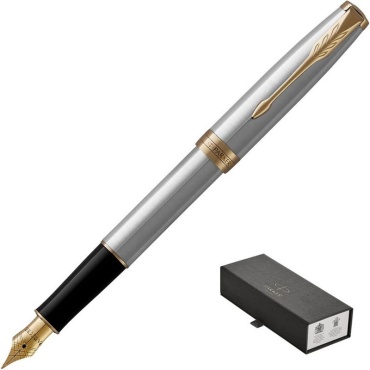 PARKER Sonnet Stainless Steel GT 2 1931504 черный