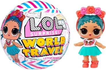 Кукла-сюрприз L.O.L. Surprise! World Travel 7.5 см