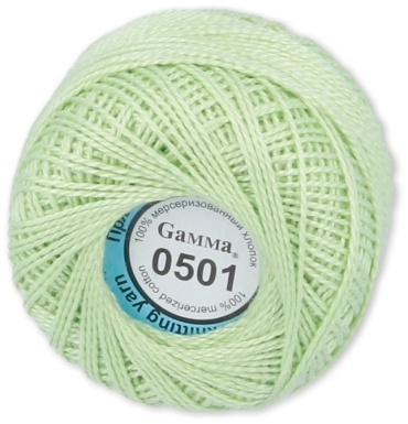 Моток GAMMA 948649802 светло салатовый 82 м 10 г