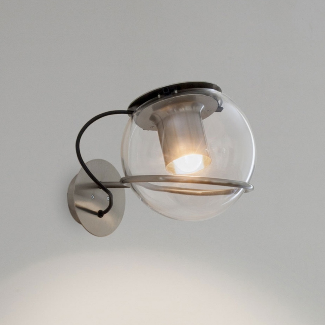 Бра настенный Ospan Decor E27, прозрачный, медный