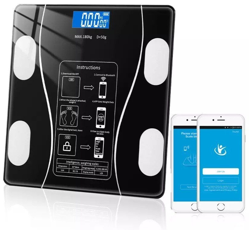 Напольные весы электронные Body Fat до 150 кг