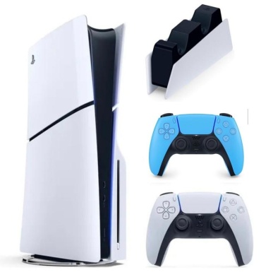 Sony PlayStation 5 Slim + геймпад синий + Charging Station