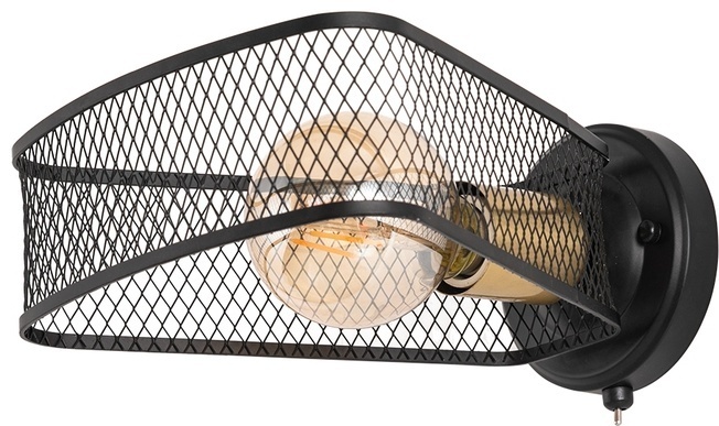 Бра настенный Arte Lamp E27, черный