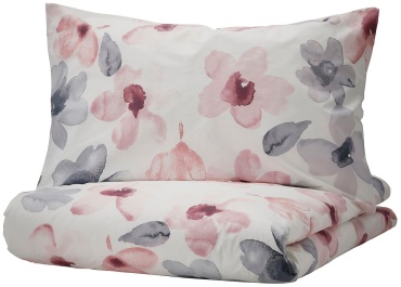 Комплект IKEA Лаппнюкклар 2-спальный хлопок, лиоцелл, 2 наволочки: 50x70 см