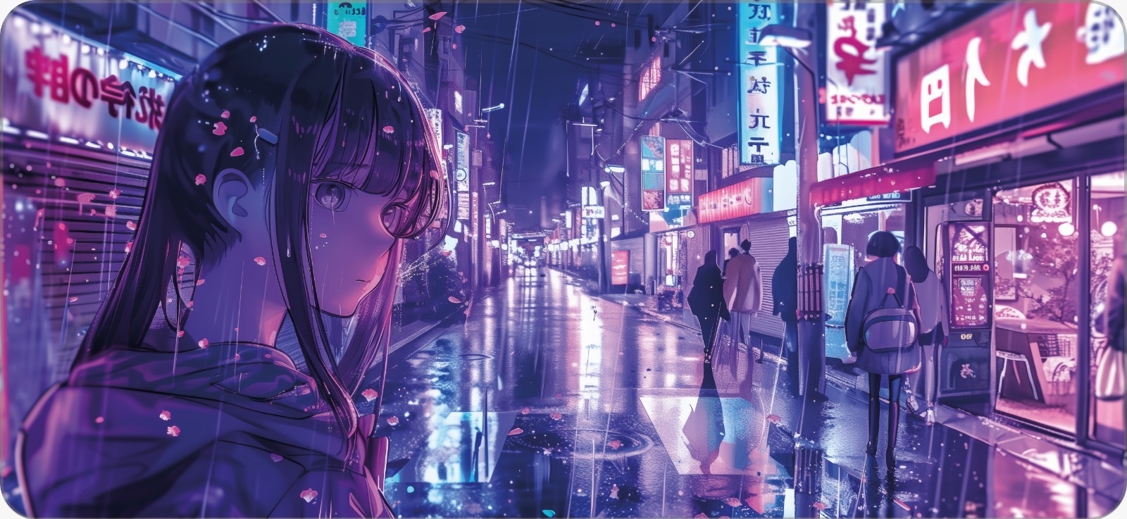 Коврик для мыши DART TOKYO NIGHT 900x400x3 мм рисунок