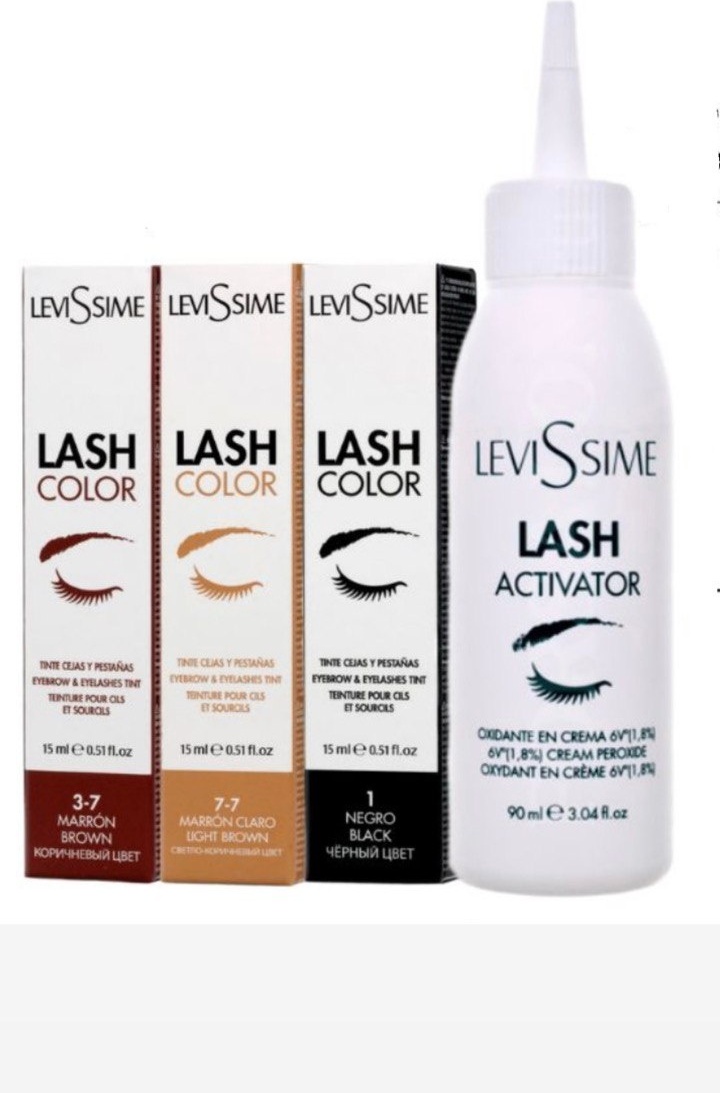 LEVISSIME Lash Color Activator 1.8% краска, оксид для краски 3-7, 7-7, 1 3х15 мл