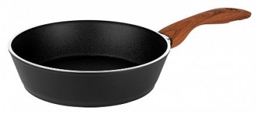 Сотейник SCOVO Ultra Black 24 см с антипригарным покрытием, алюминий