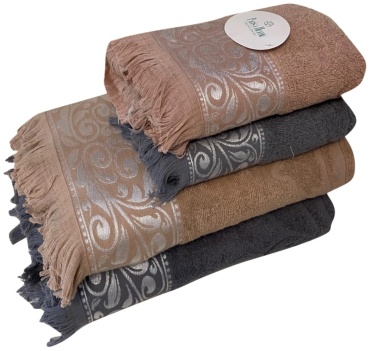 Набор полотенец Parisa Home 140x70 см, хлопок, 4 шт,