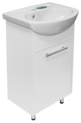 Тумба с раковиной Mixline K0000075162, 41x79x27 см, белый