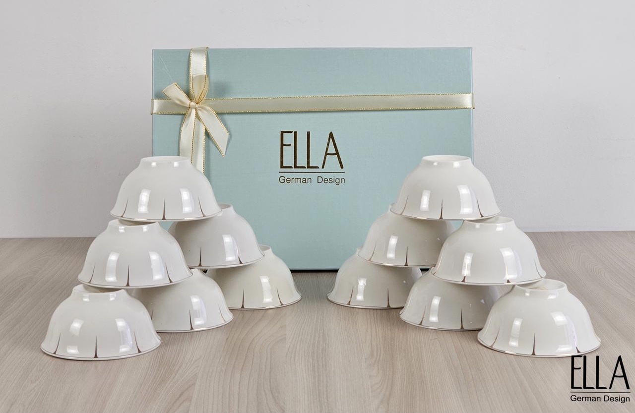 ELLA набор пиал 7940 200 мл, керамика, 12 шт