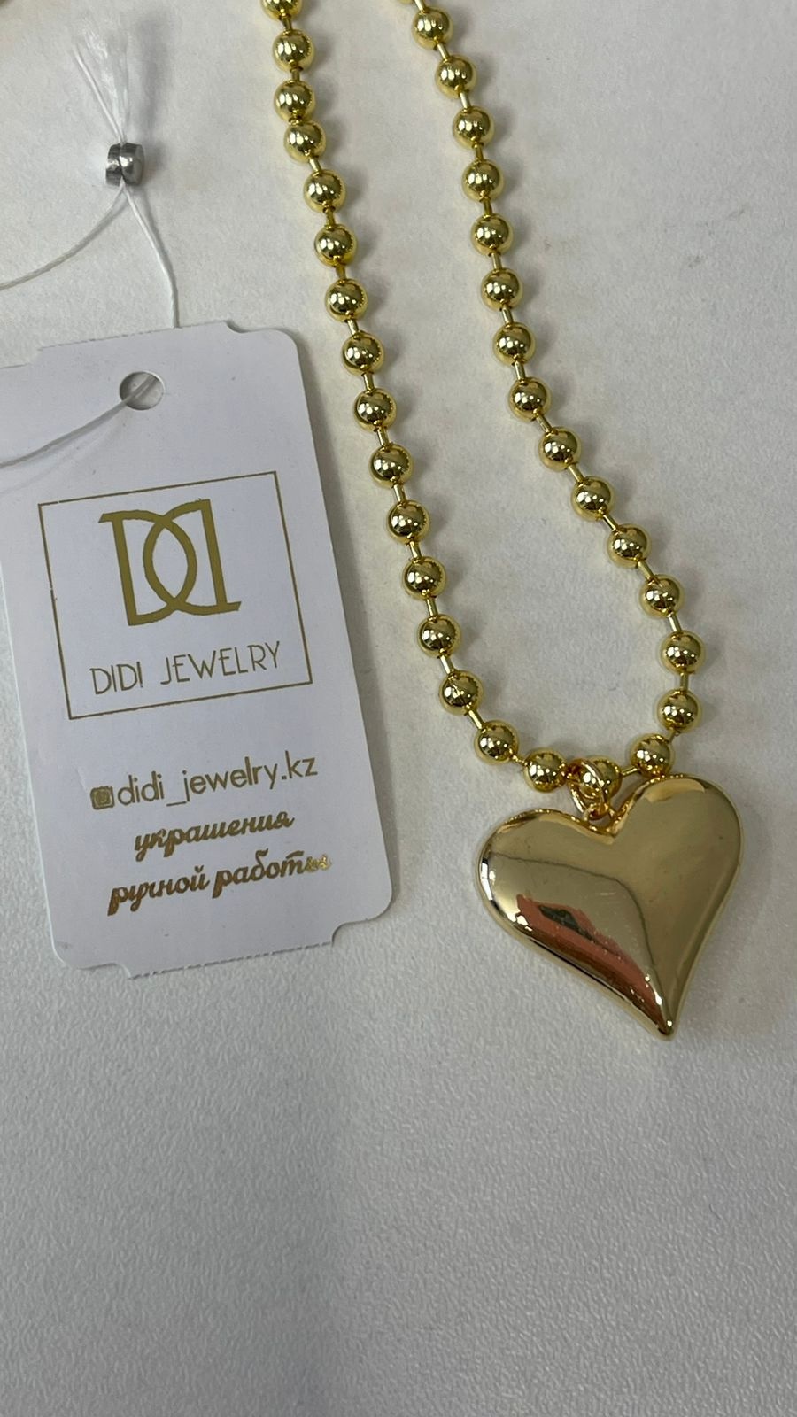 DiDi Jewelry длина 43 см латунь, без вставок