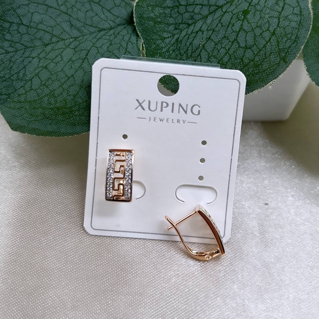 Серьги Xuping Jewelry медицинская сталь, фианит