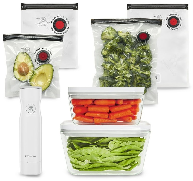 ZWILLING набор контейнеров Fresh & Save набор для вакуумного хранения продуктов 7 предметов, пластик, силикон, стекло