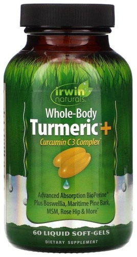 Irwin Naturals БАД Whole-Body Turmeric+ 60 капсул