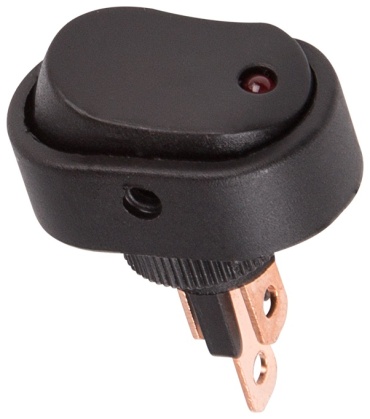 REXANT кнопка 36-2670, черный 10 шт