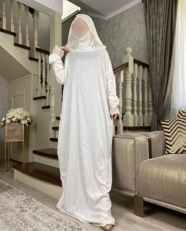 Намазник MUSLIMA SHOP белый