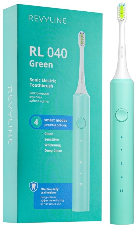 Revyline звуковая щетка RL040 щетина средняя зеленый
