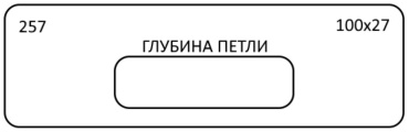 DoorProfi Вставка_257, пластик