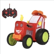 Перевертыш Танцующий, прыгающий трактор на радиоуправлении Fantastic Tr-red0001