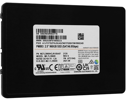 SSD Samsung PM893 (MZ7L3960HCJR-00A07) 960 Гб
