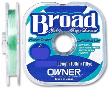 Леска Owner монофильная Broad 0.22 мм зеленый