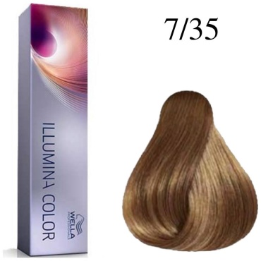 WELLA Illumina Color 7/35 крем-краска 60 мл