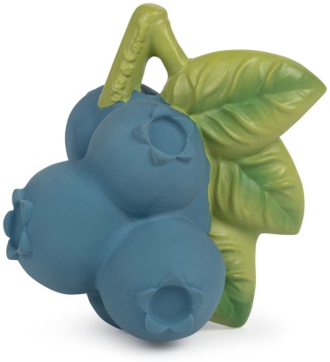 Oli&Carol Прорезыватель грызунок Jerry the Blueberry, натуральный каучук